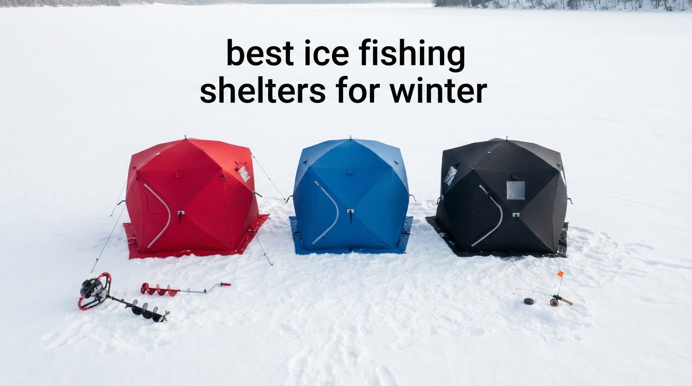 best ice fishing shelters for winter
