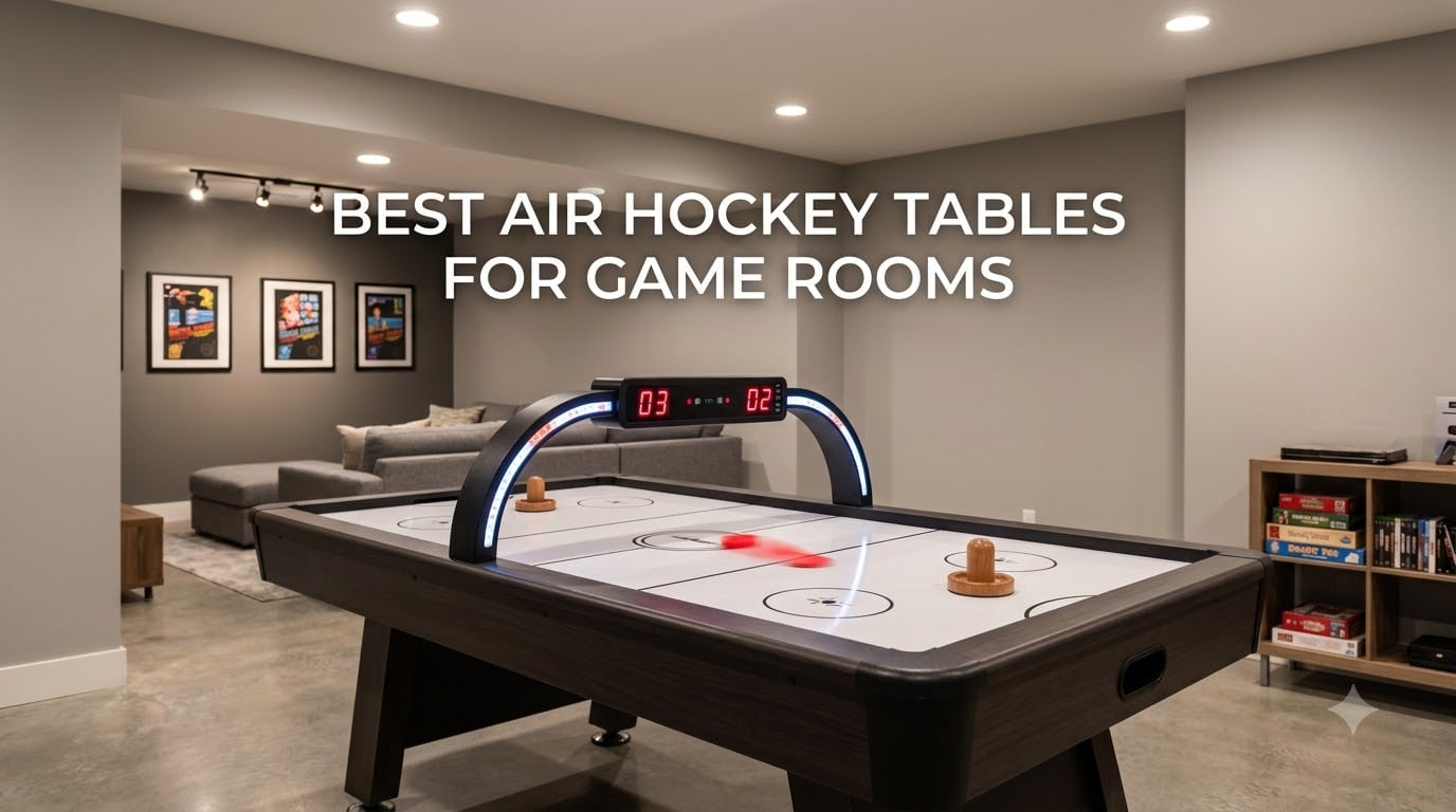 best air hockey tables for game rooms