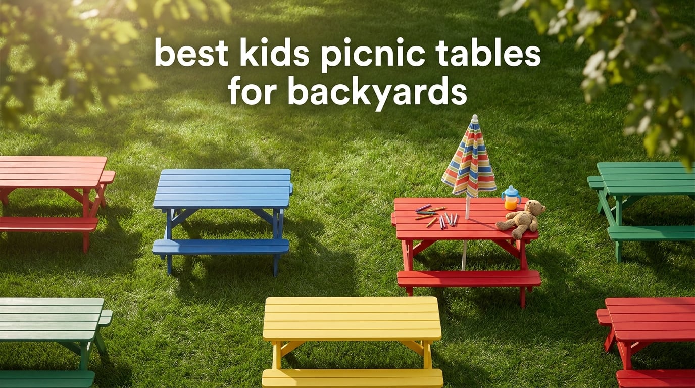 best kids picnic tables for backyards
