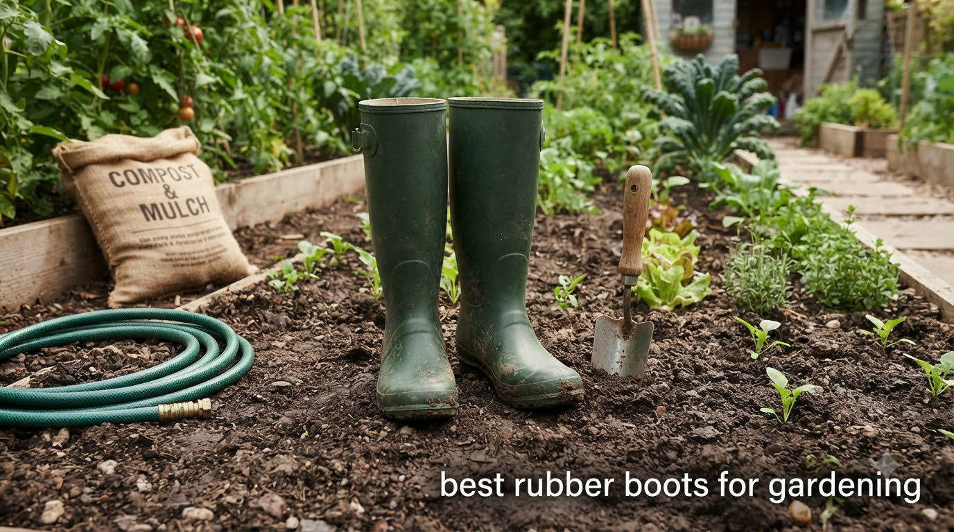 best rubber boots for gardening