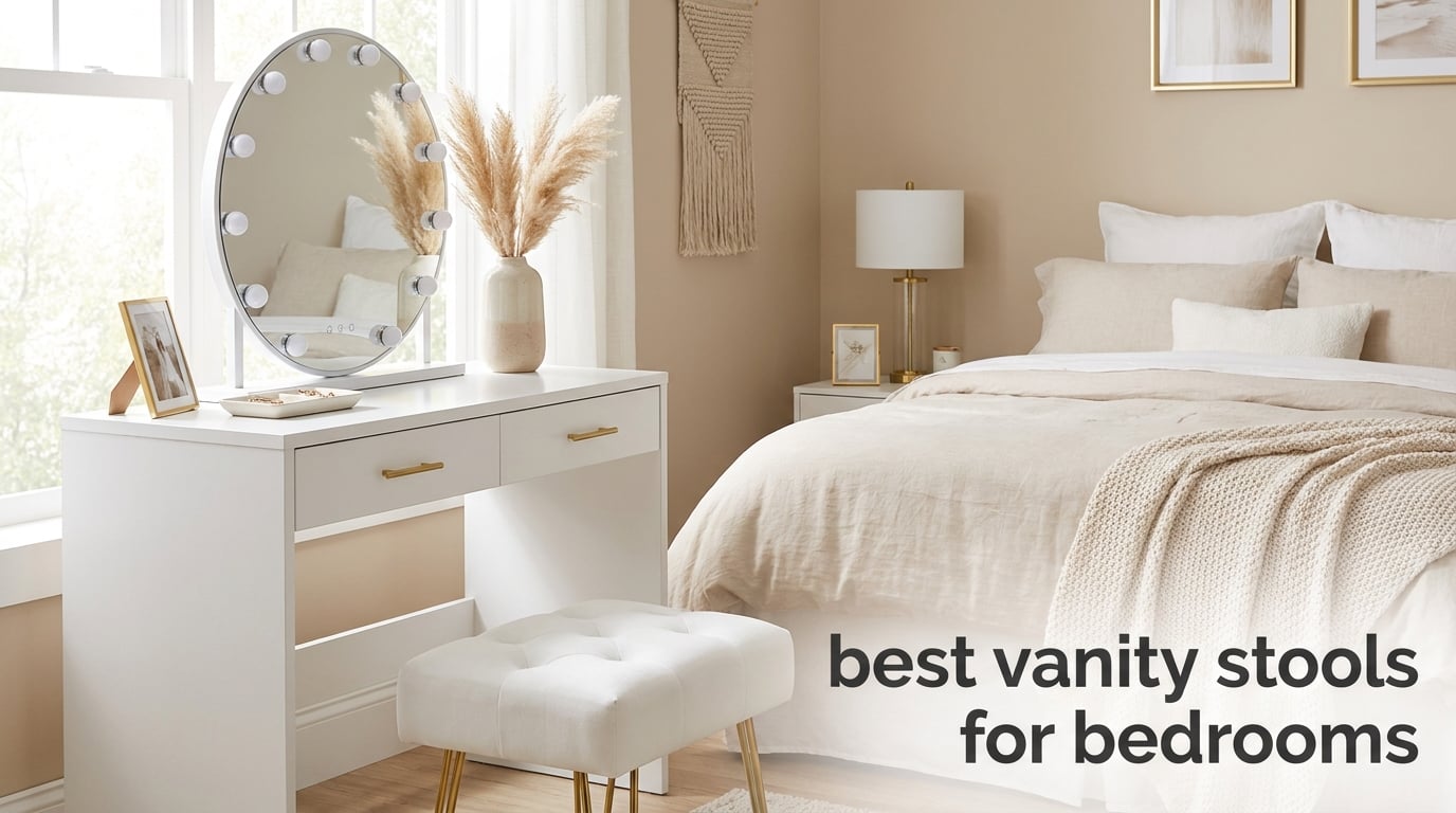 best vanity stools for bedrooms
