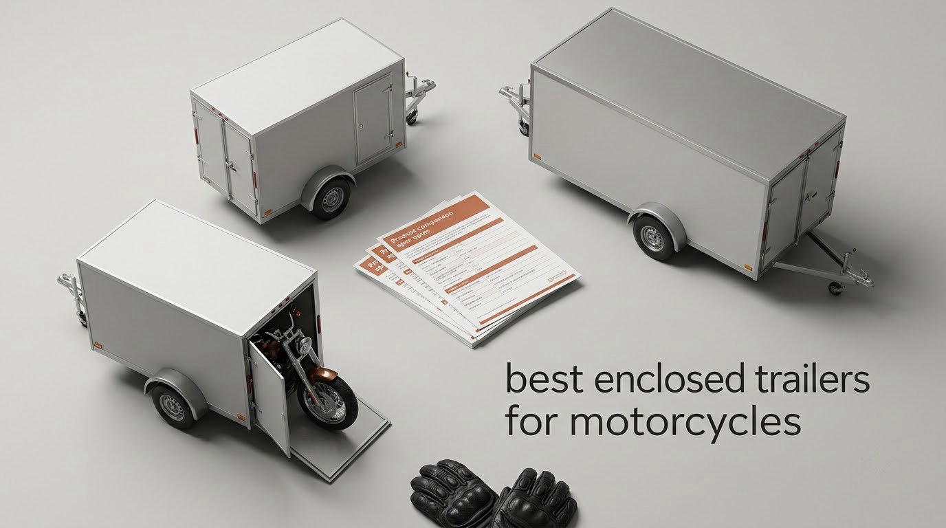 best enclosed trailers for motorcycles