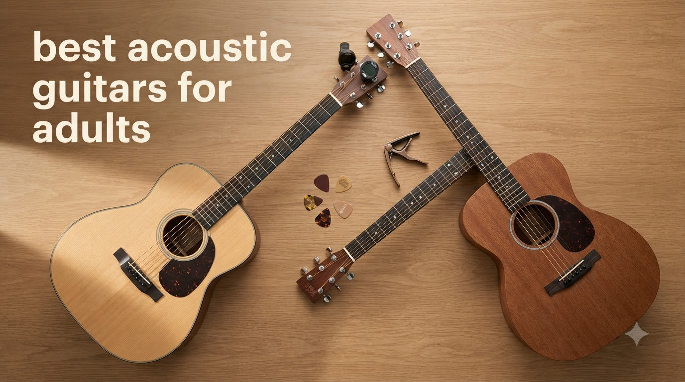 best acoustic guitars for adults