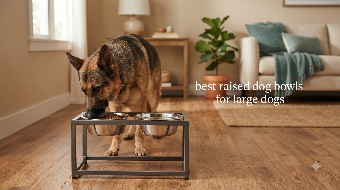 best raised dog bowls for large dogs
