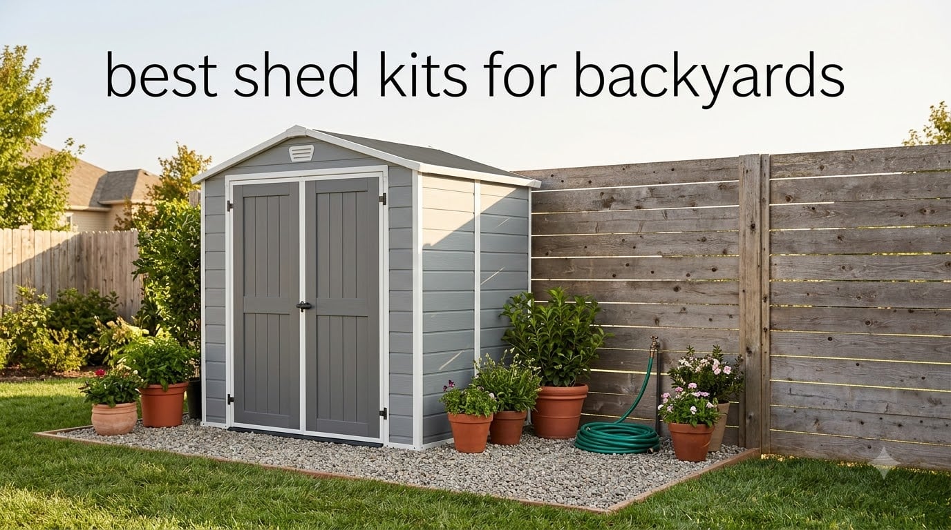 best shed kits for backyards