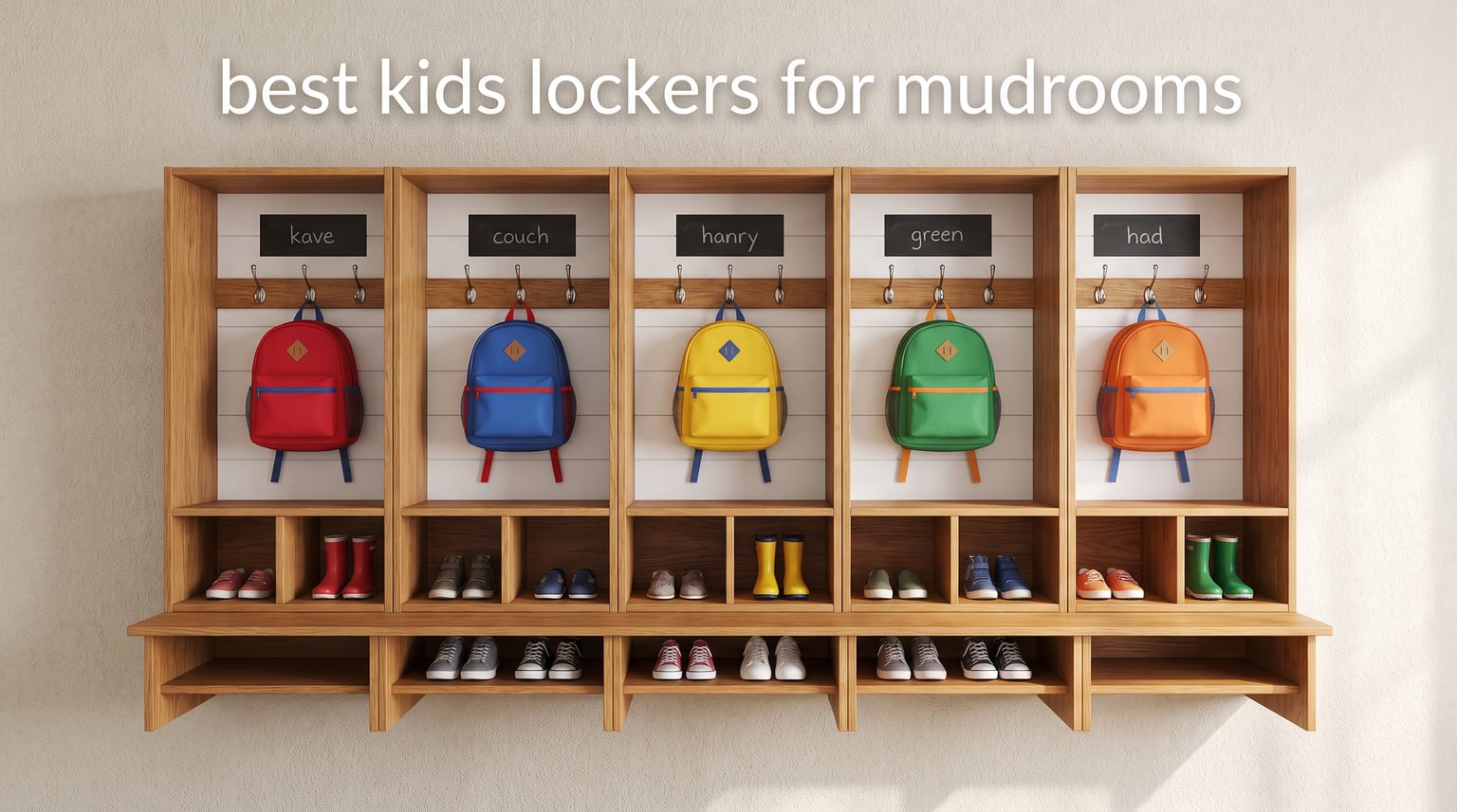 best kids lockers for mudrooms