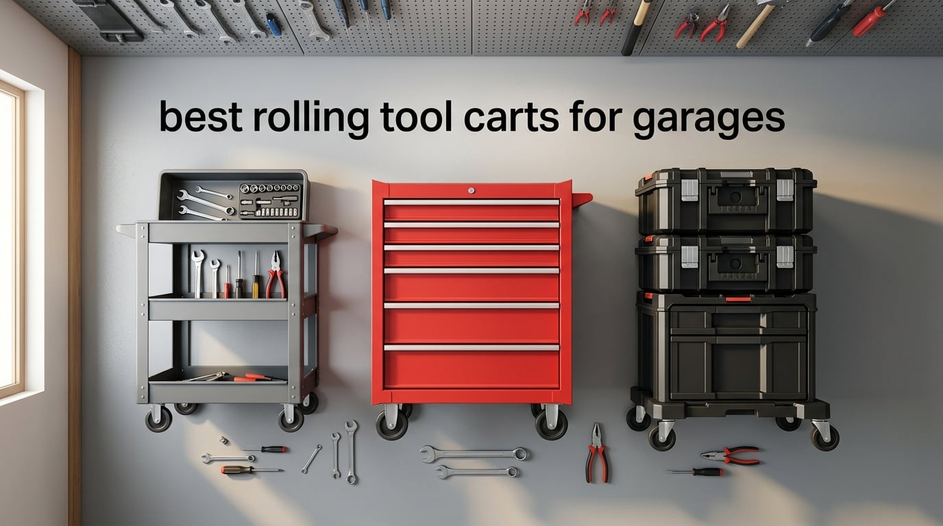 best rolling tool carts for garages