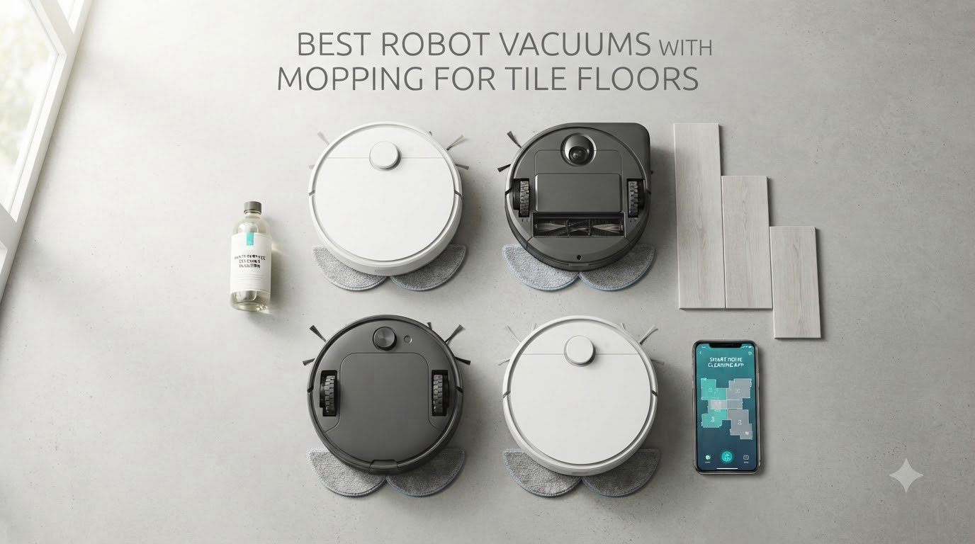 best robot vacuums with mopping for tile floors