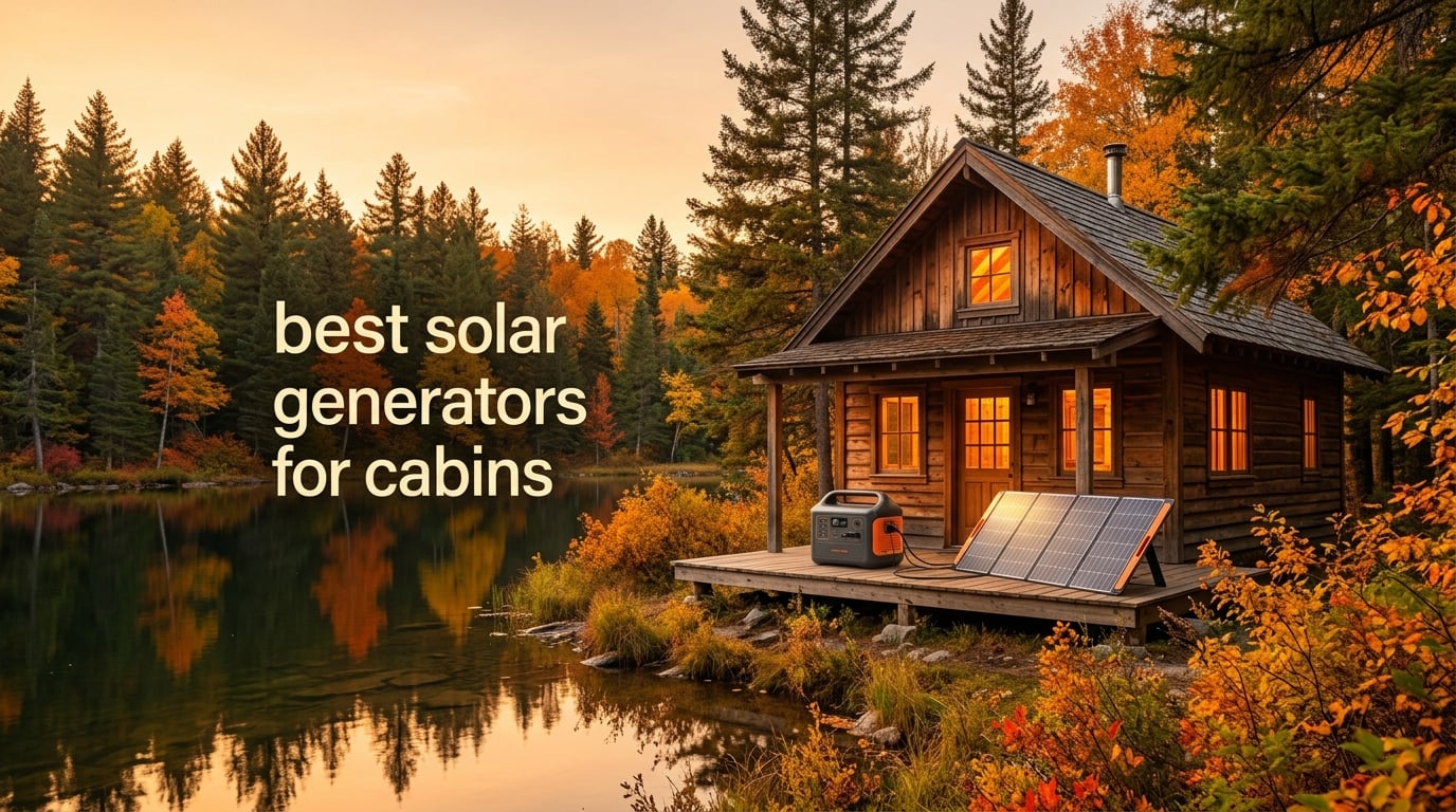 best solar generators for cabins
