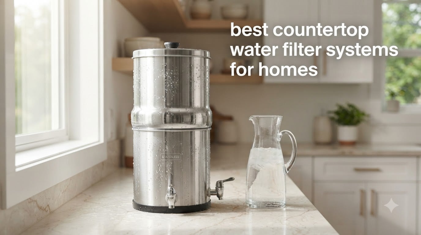 best countertop water filter systems for homes