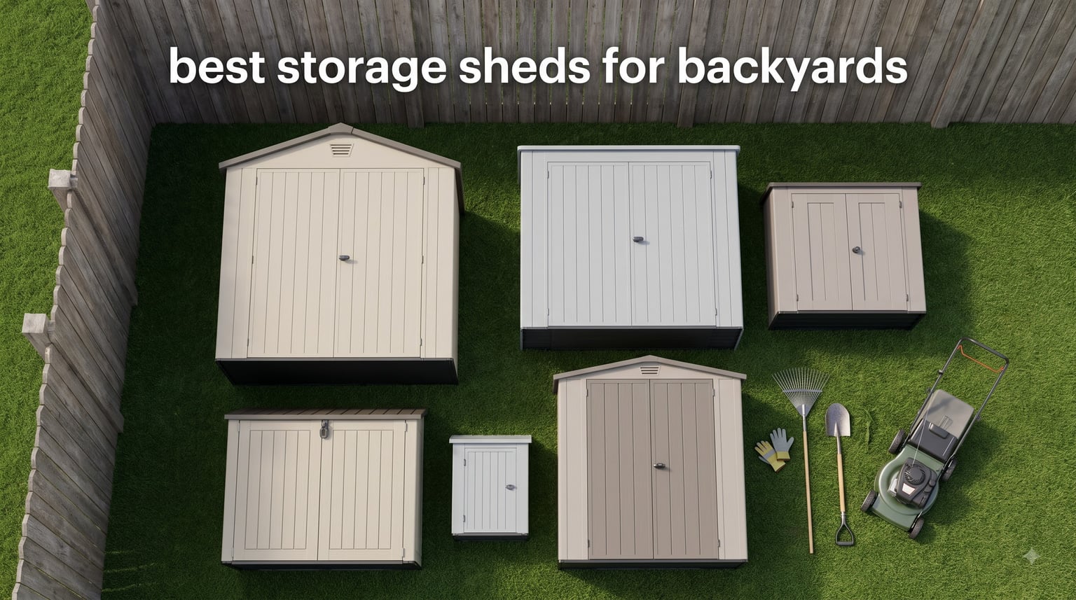 best storage sheds for backyards