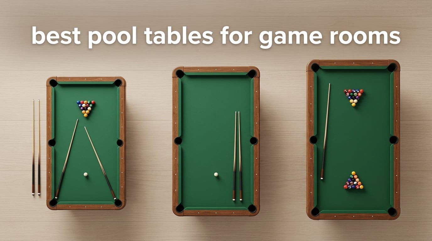 best pool tables for game rooms