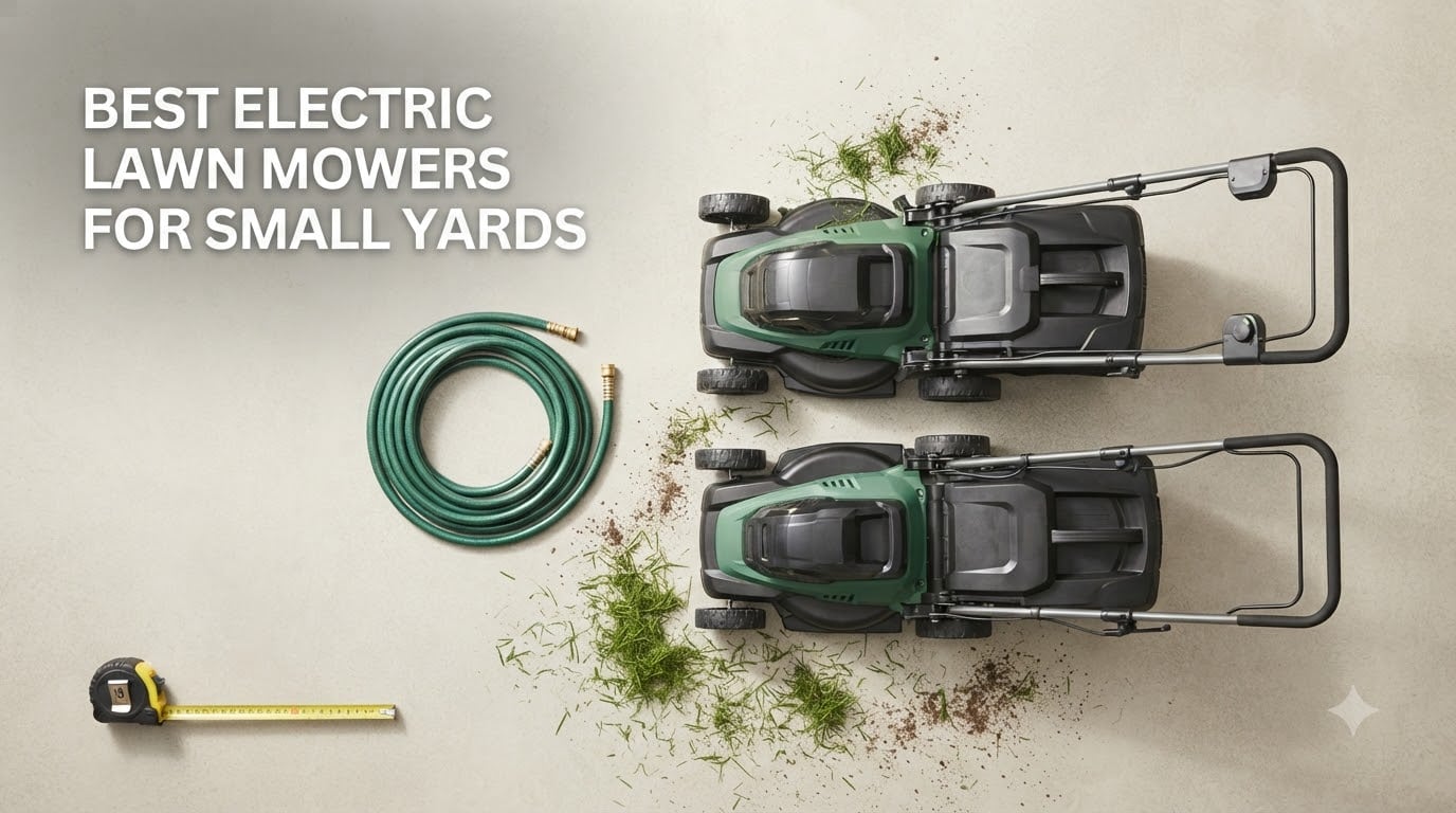 best electric lawn mowers for small yards
