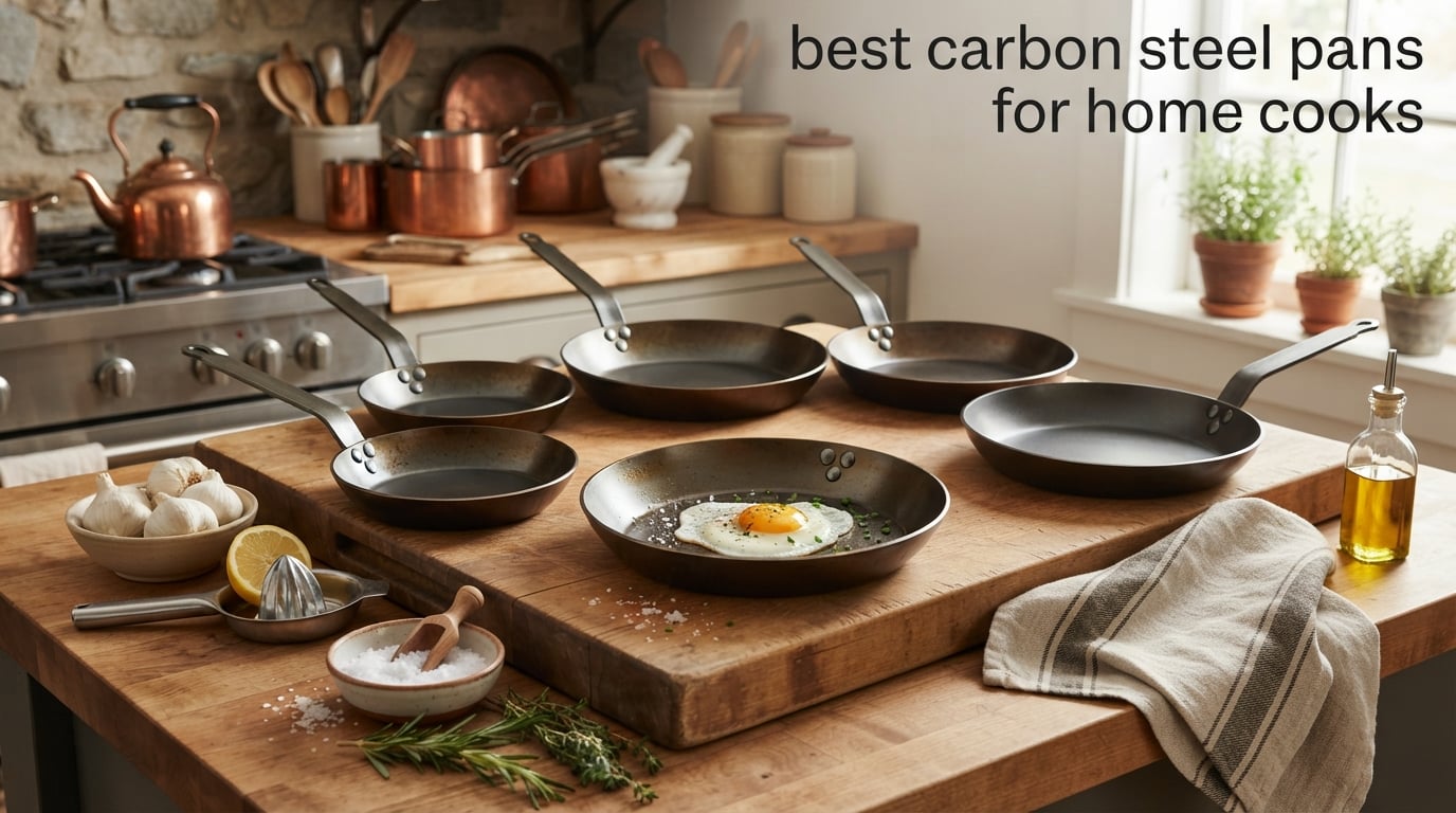 best carbon steel pans for home cooks