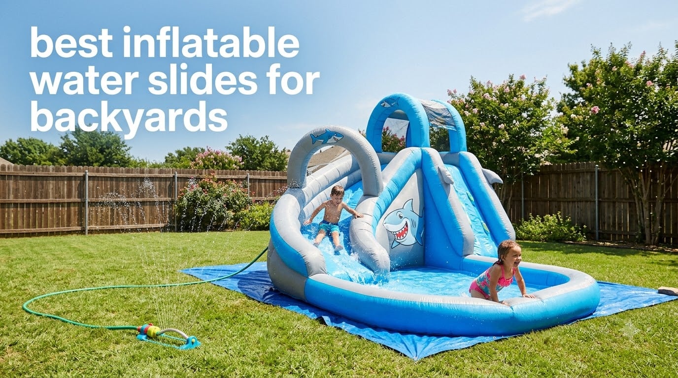 best inflatable water slides for backyards