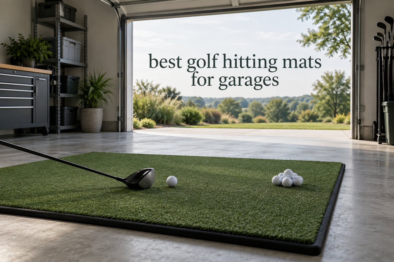 best golf hitting mats for garages