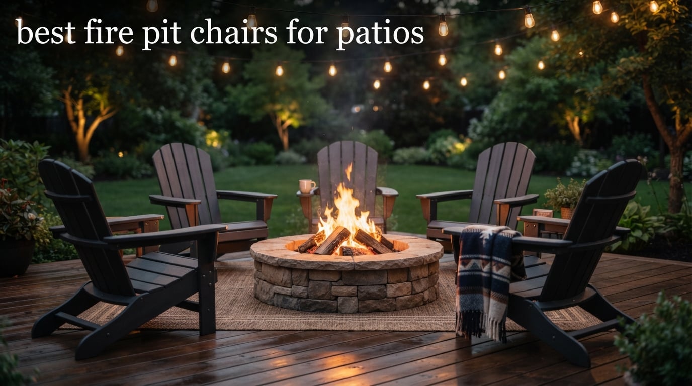 best fire pit chairs for patios