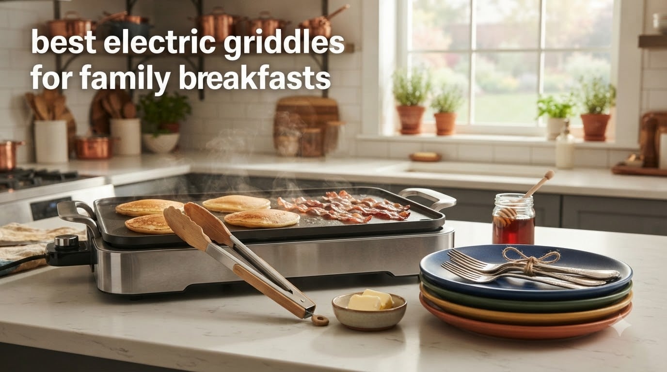 best electric griddles for family breakfasts