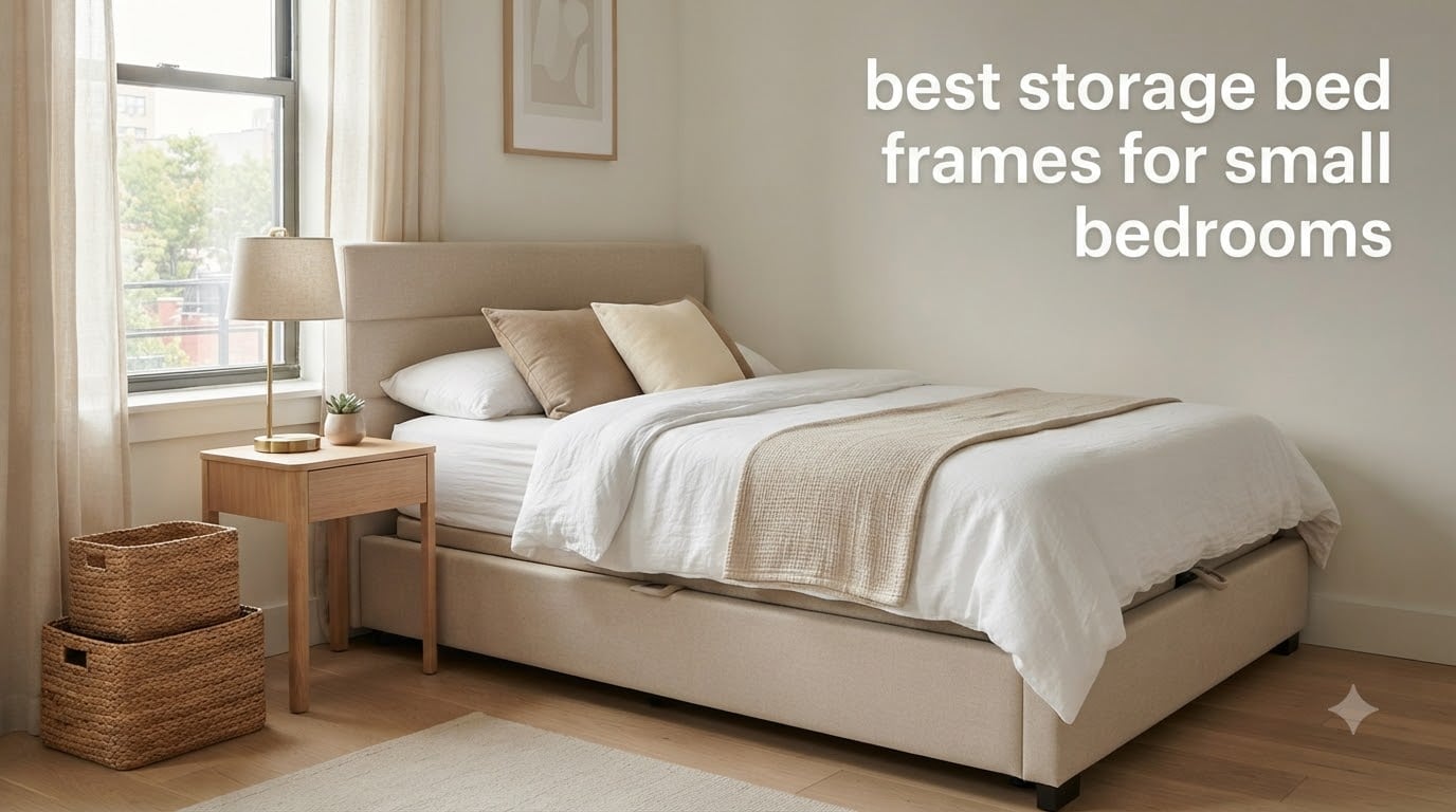 best storage bed frames for small bedrooms