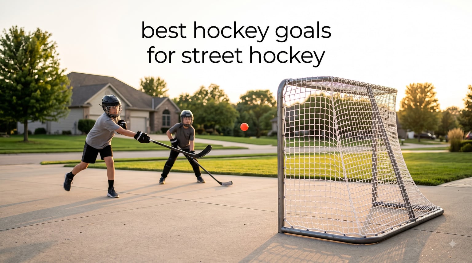 best hockey goals for street hockey