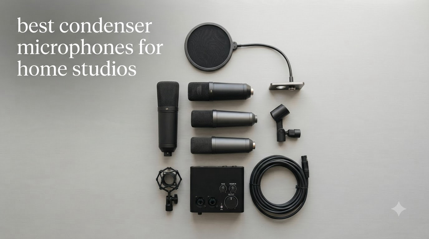 best condenser microphones for home studios