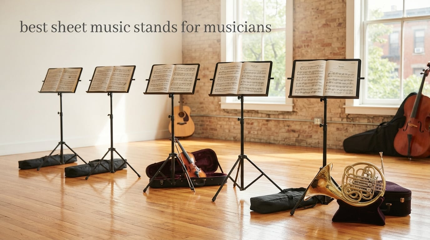 best sheet music stands for musicians