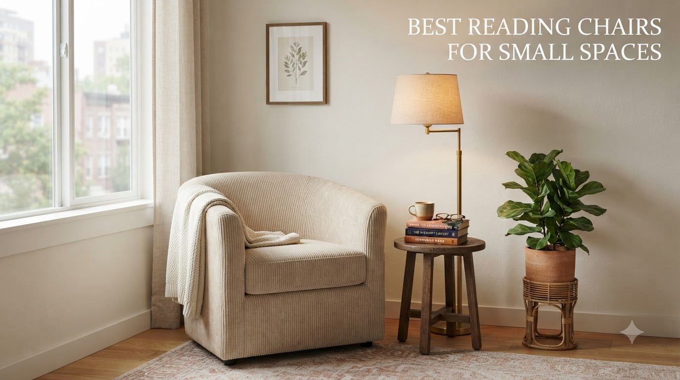 best reading chairs for small spaces