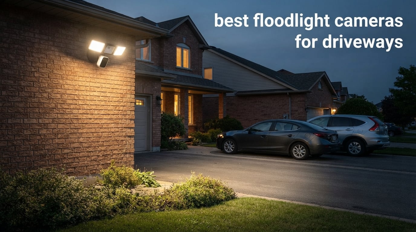 best floodlight cameras for driveways