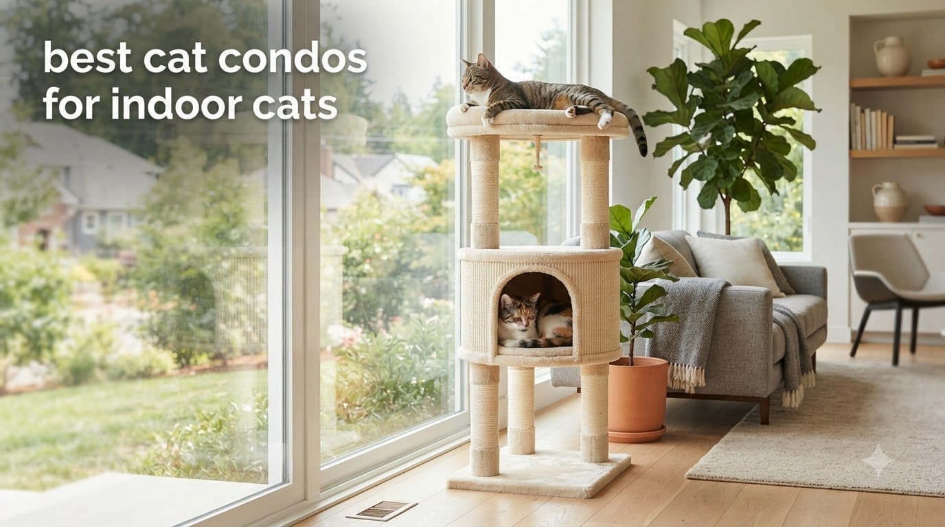 best cat condos for indoor cats