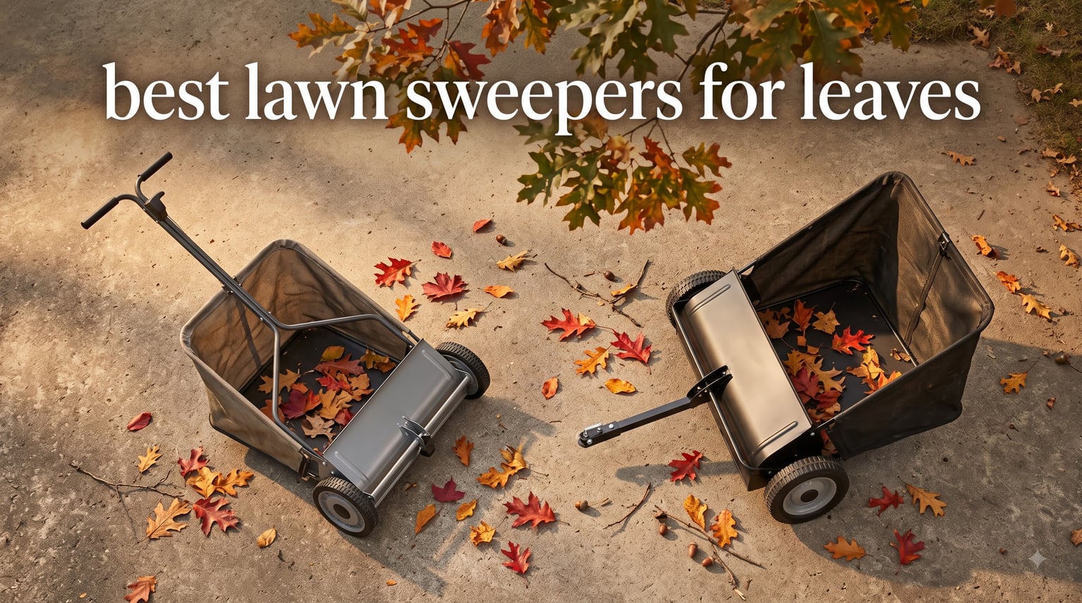 best lawn sweepers for leaves