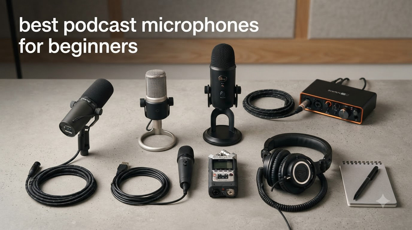 best podcast microphones for beginners