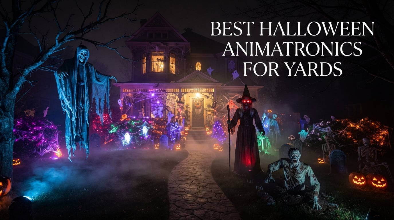 best halloween animatronics for yards