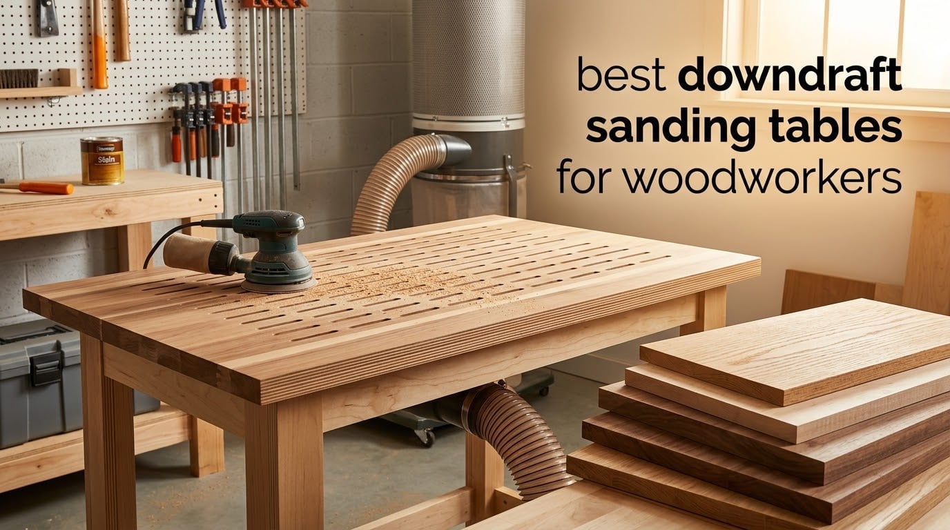 best downdraft sanding tables for woodworkers
