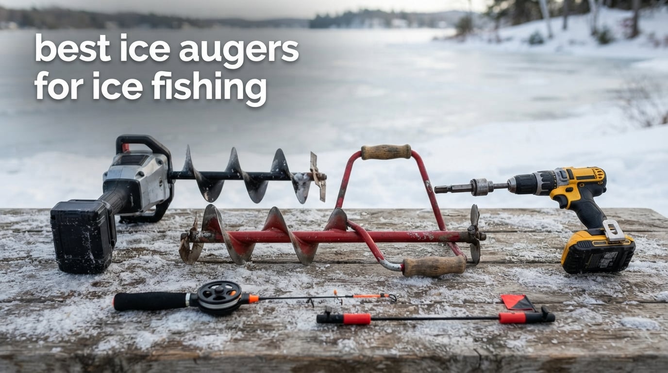 best ice augers for ice fishing