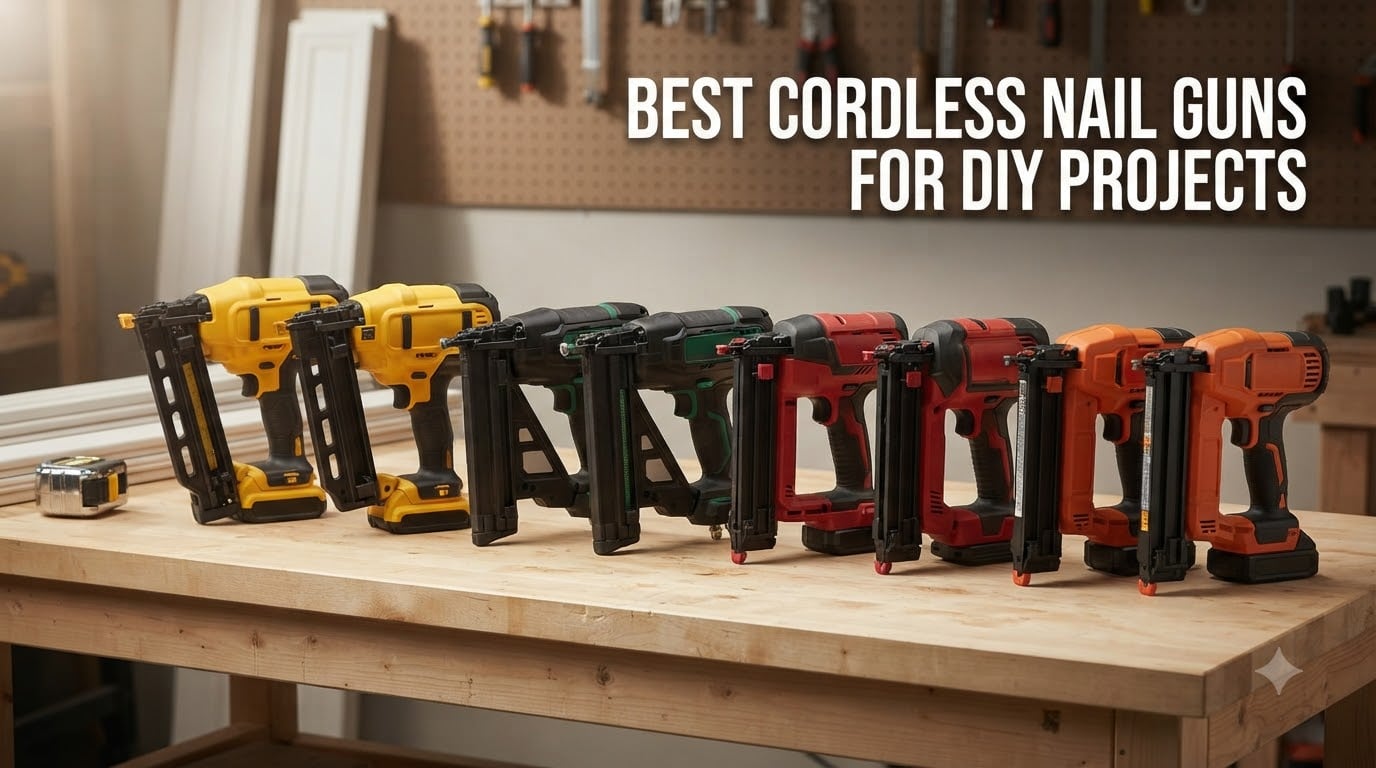 best cordless nail guns for diy projects