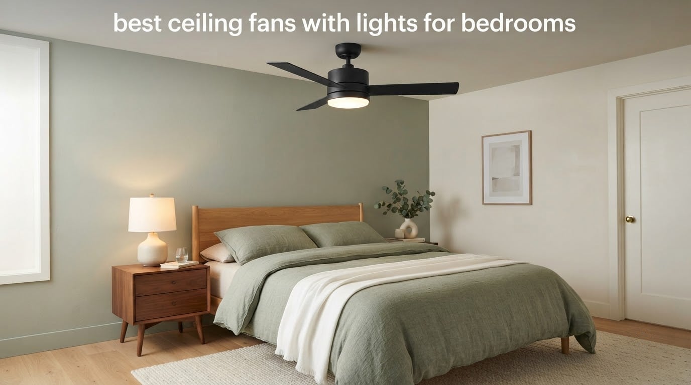 best ceiling fans with lights for bedrooms