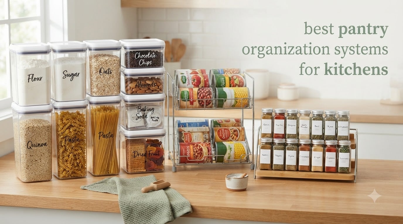 best pantry organization systems for kitchens