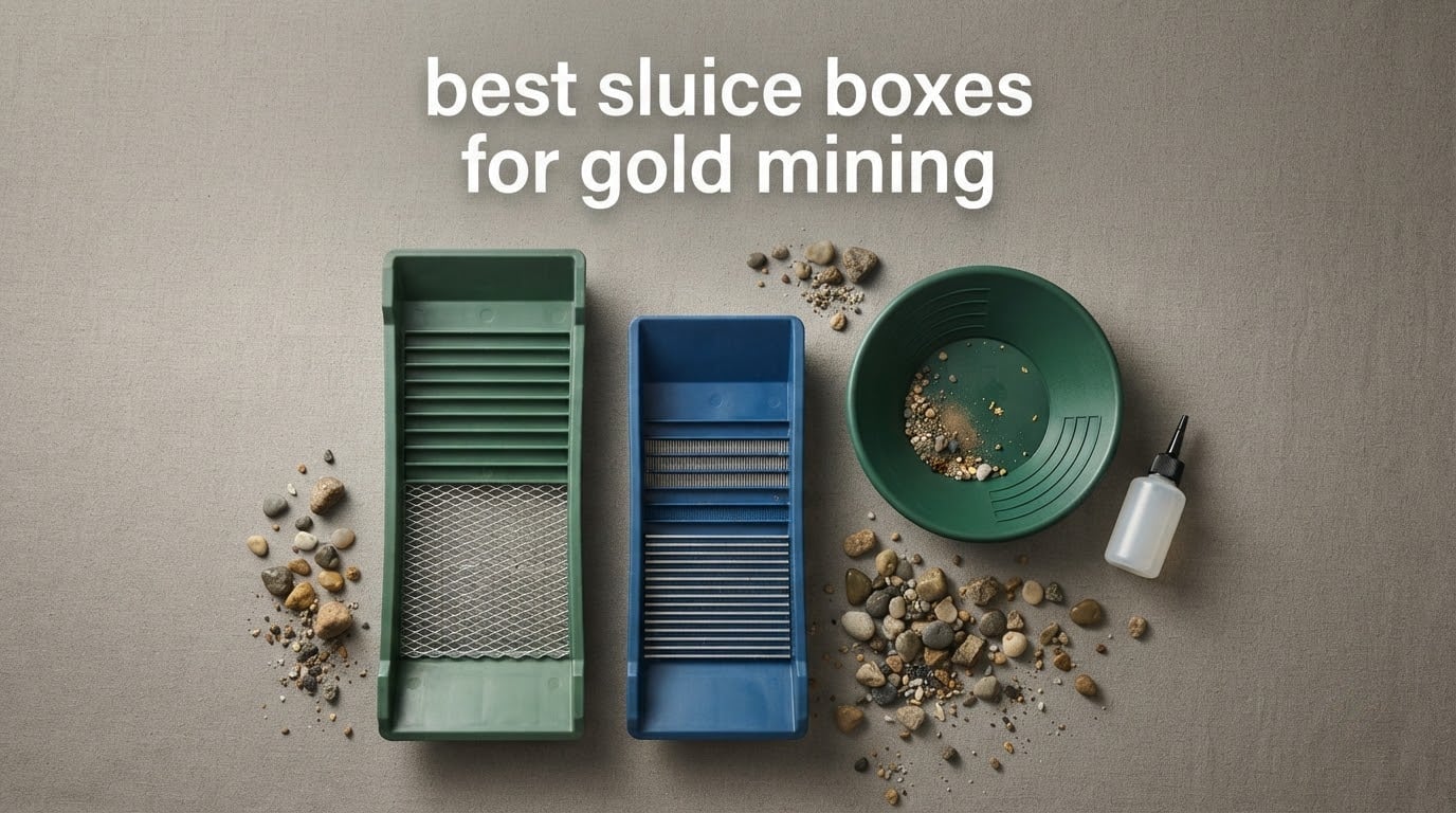 best sluice boxes for gold mining