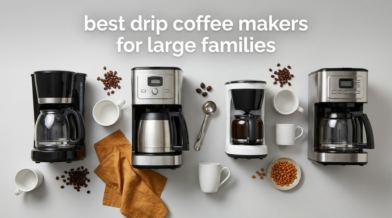 best drip coffee makers for large families