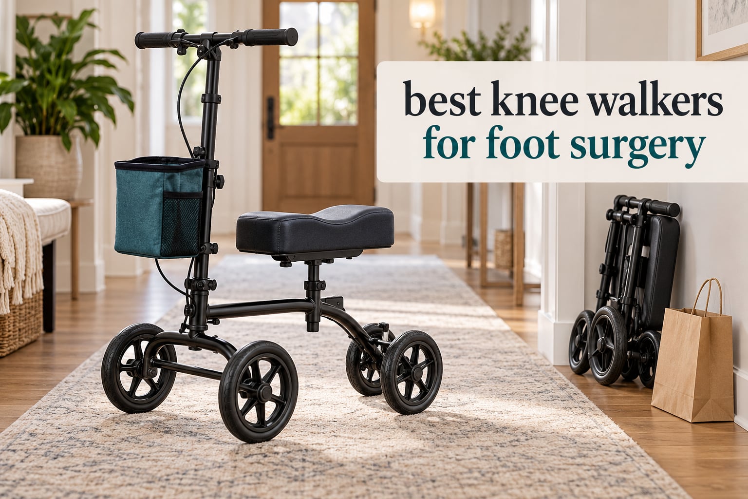 best knee walkers for foot surgery