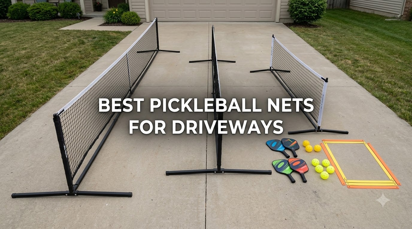best pickleball nets for driveways