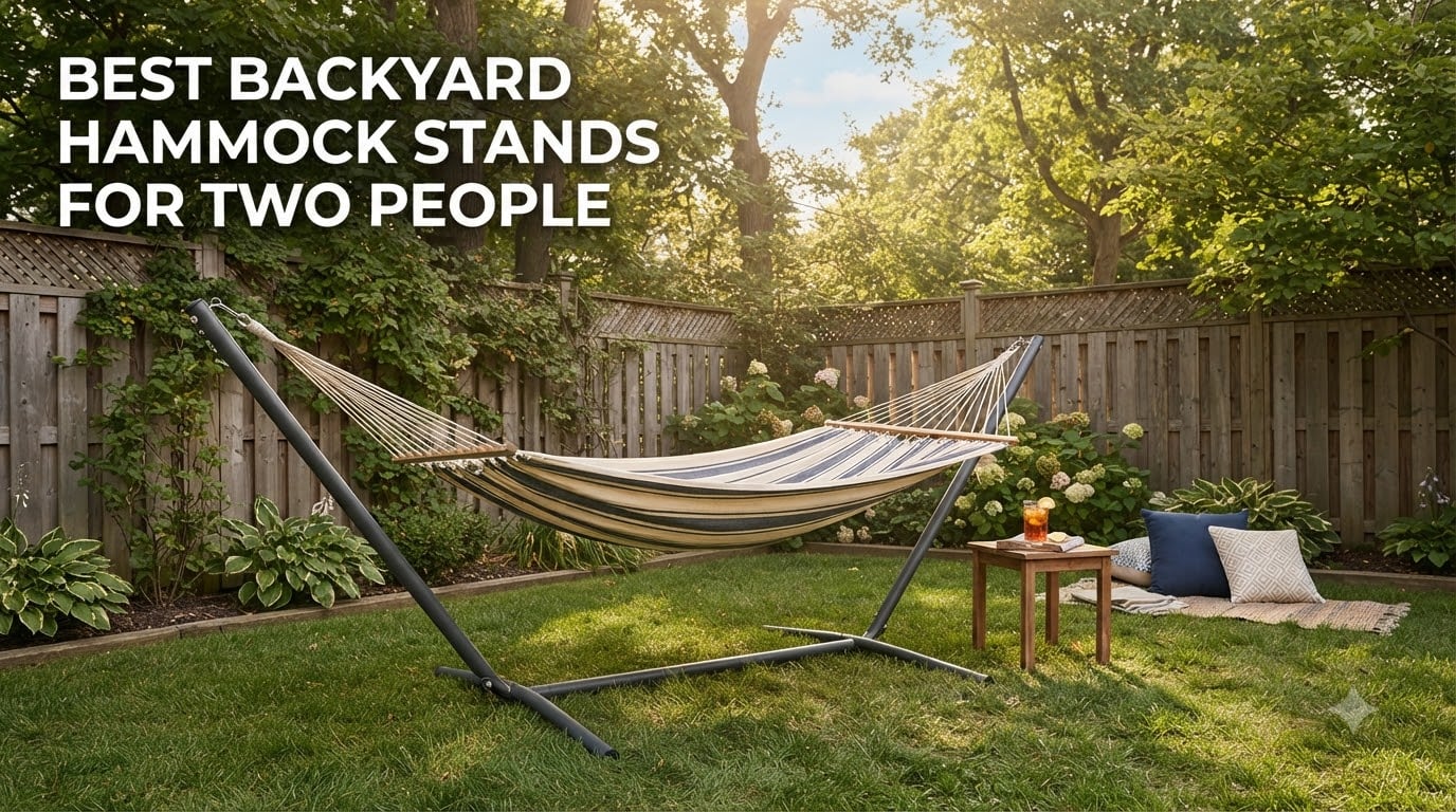 best backyard hammock stands for two people