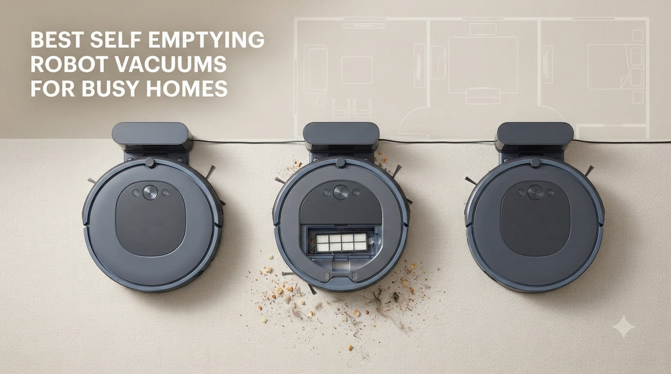 best self emptying robot vacuums for busy homes