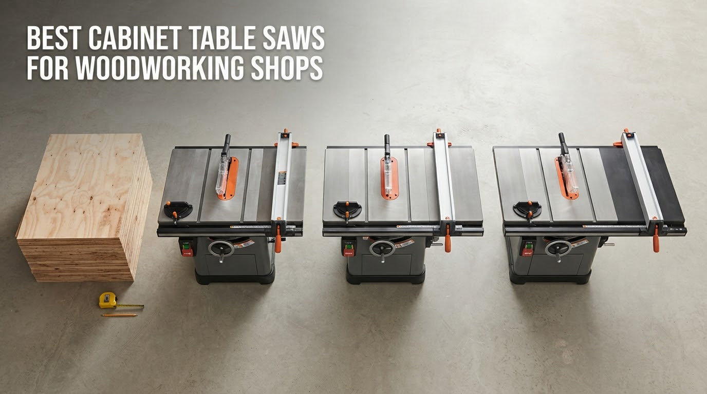 best cabinet table saws for woodworking shops