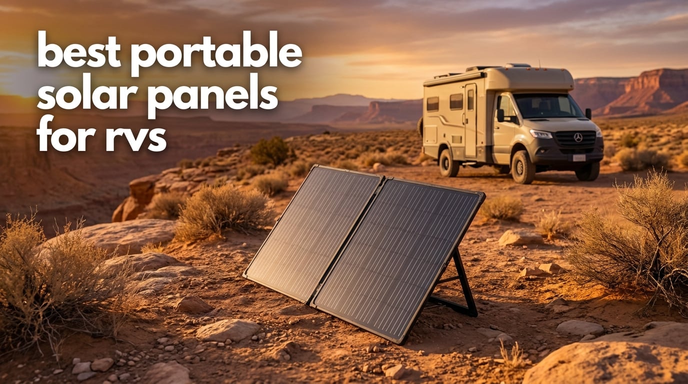best portable solar panels for rvs