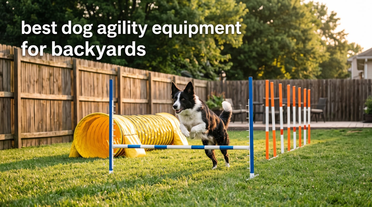 best dog agility equipment for backyards