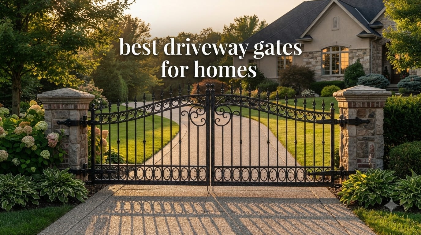 best driveway gates for homes