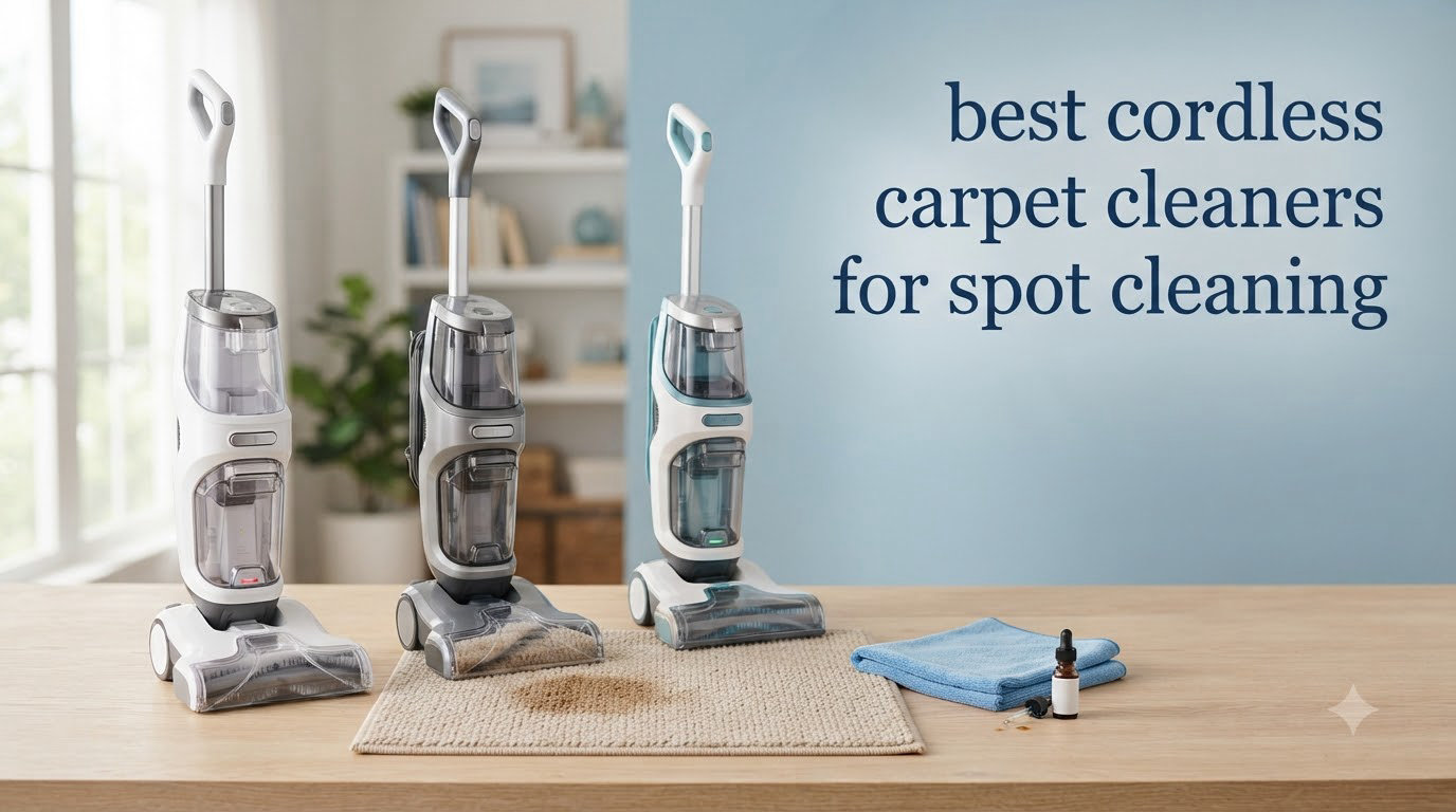best cordless carpet cleaners for spot cleaning