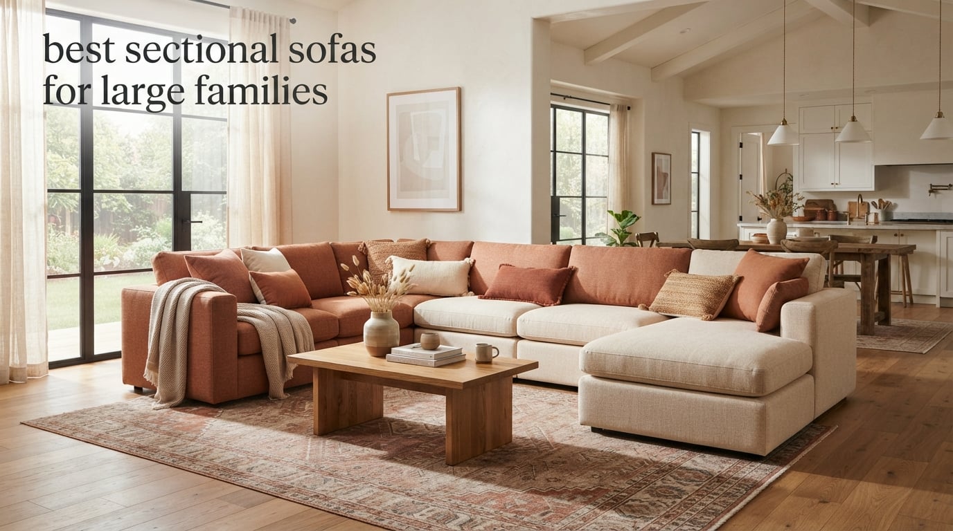 best sectional sofas for large families