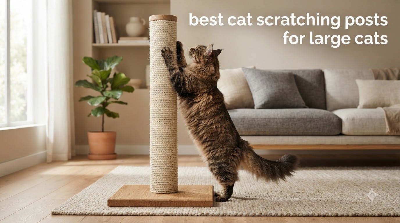 best cat scratching posts for large cats